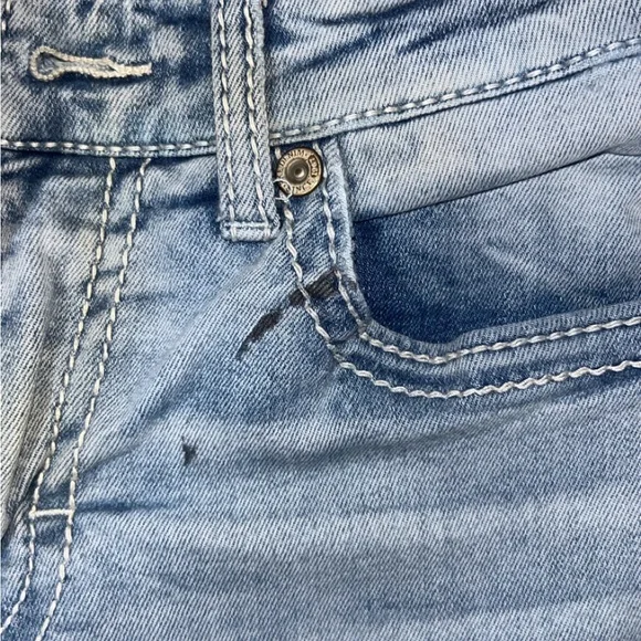 BKE Men's Denim Slim Straight Jeans - Light Blue (31/32) - Picture 4 of 5